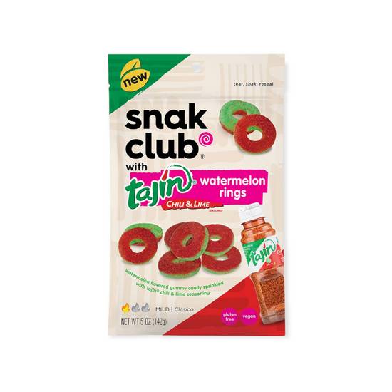 Order Snak Club Watermelon Rings w/ Tajin food online from IV Deli Mart store, Goleta on bringmethat.com