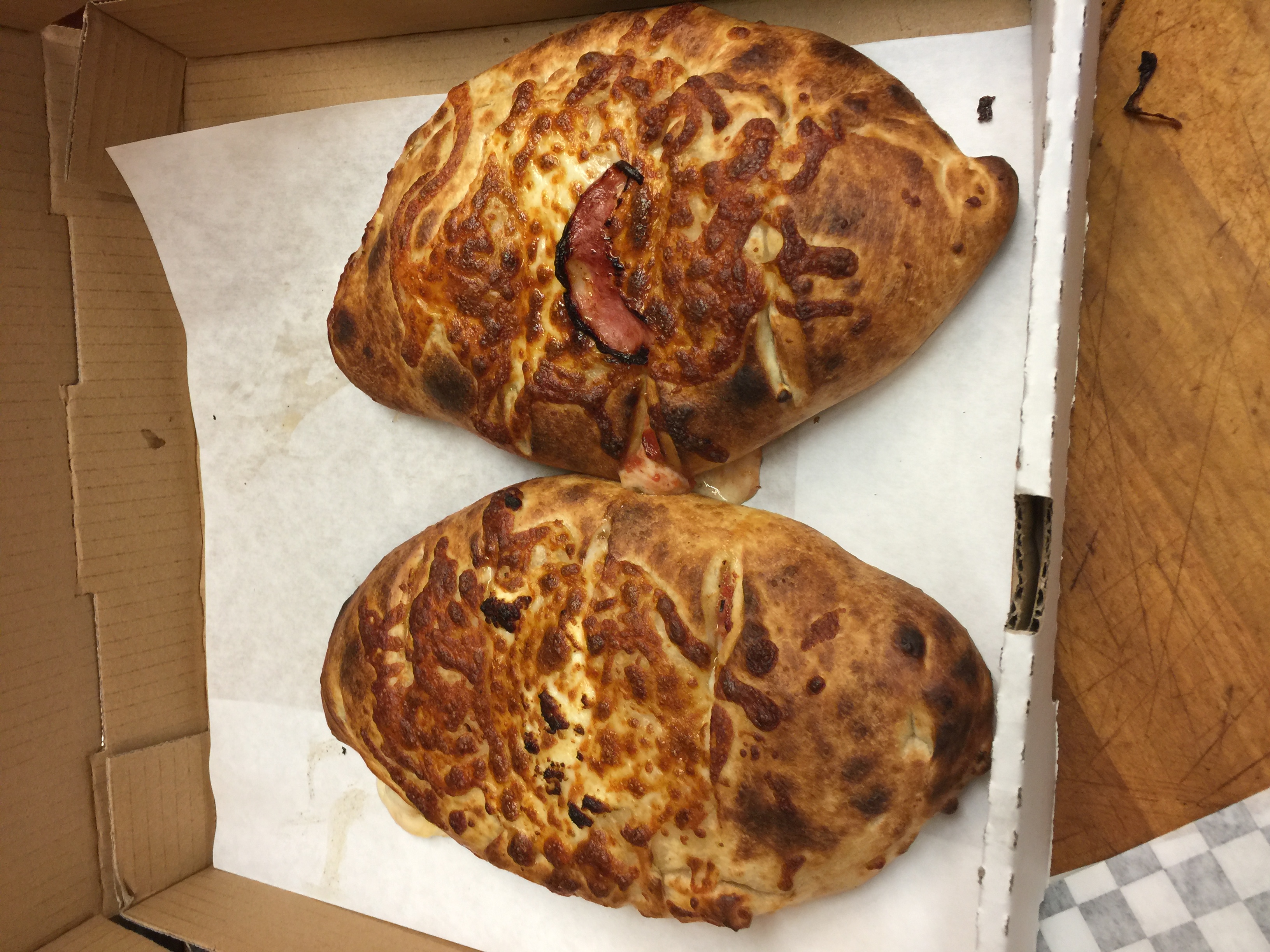 Order Meat Zone Calzone food online from Bella Pizza & Pasta store, Bothell on bringmethat.com