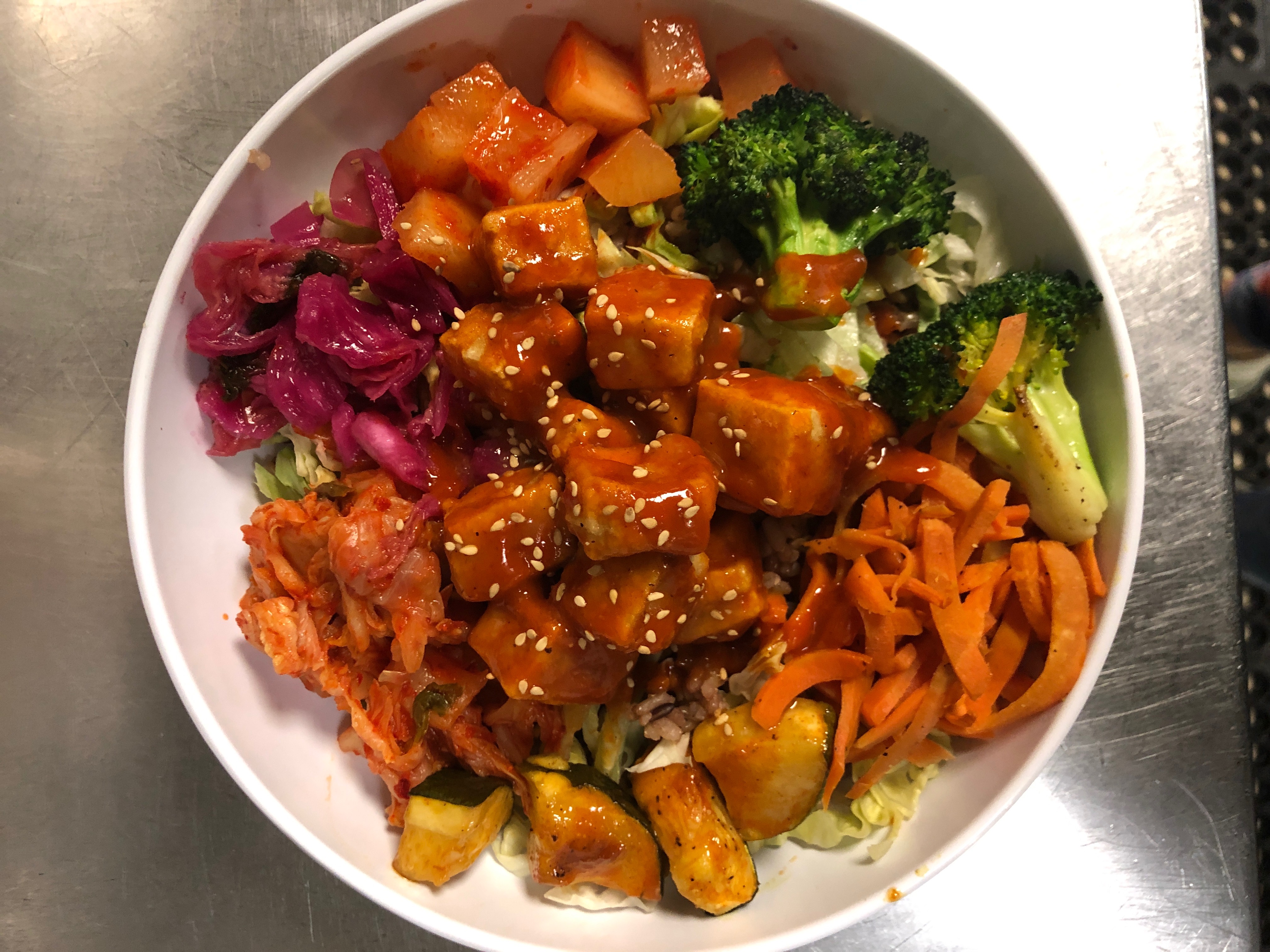 Order Korean Spicy Tofu Bowl food online from Kimchi grill store, Brooklyn on bringmethat.com