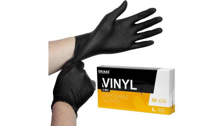 Order Vinyl Gloves Disposable Latex Free food online from Route 7 Food Mart store, Norwalk on bringmethat.com