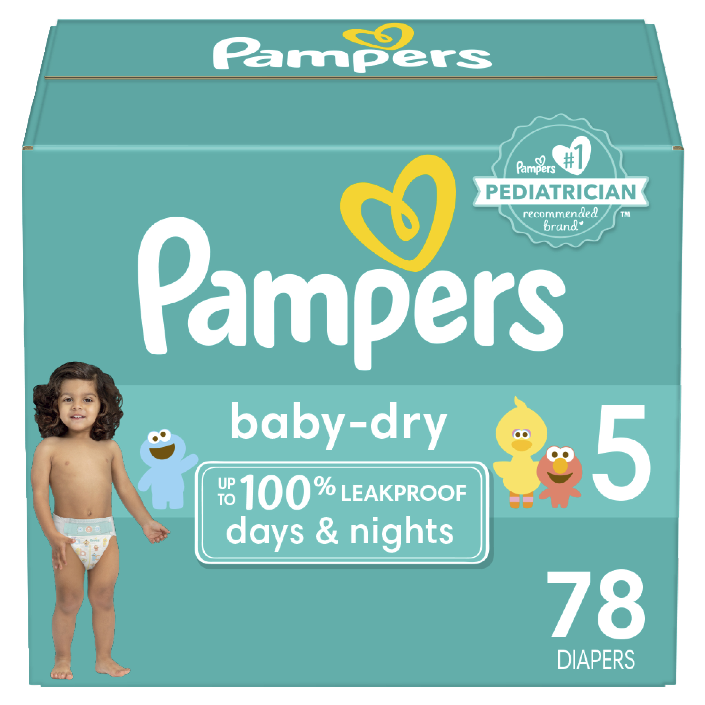 Order Pampers Baby-Dry Diapers - Size 5, 78 ct food online from Rite Aid store, REEDLEY on bringmethat.com