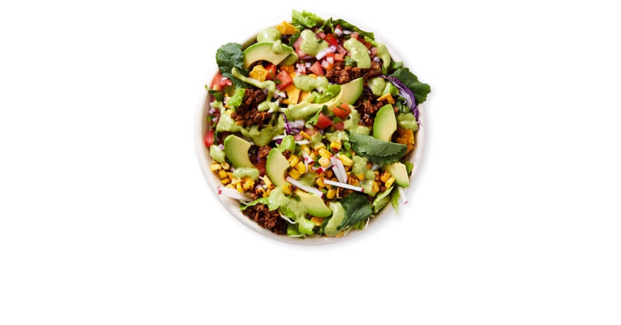 Order Impossible™ Taco Salad food online from Dos Toros Taqueria store, New York on bringmethat.com