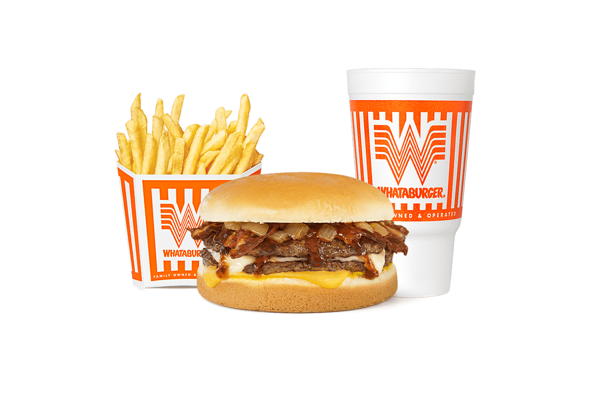 Order Sweet & Spicy Bacon Burger Whatameal® food online from Whataburger store, Robstown on bringmethat.com