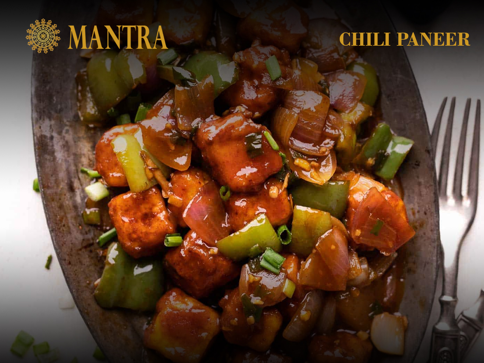 Order Chili Paneer food online from Mantra Authentic Indian Restaurant store, Jersey City on bringmethat.com