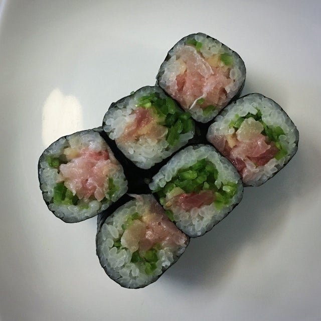 Order Yellowtail Jalapeno Roll food online from Iron Chef store, Phoenix on bringmethat.com