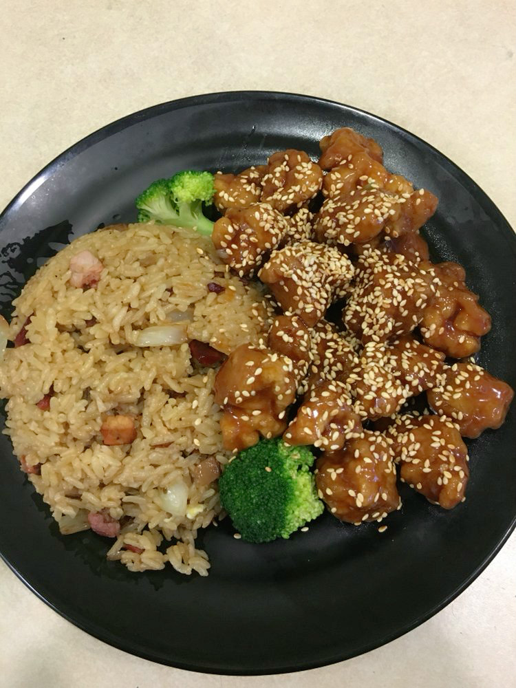 Order C26. Sesame Chicken Combination food online from China Wok store, New York on bringmethat.com