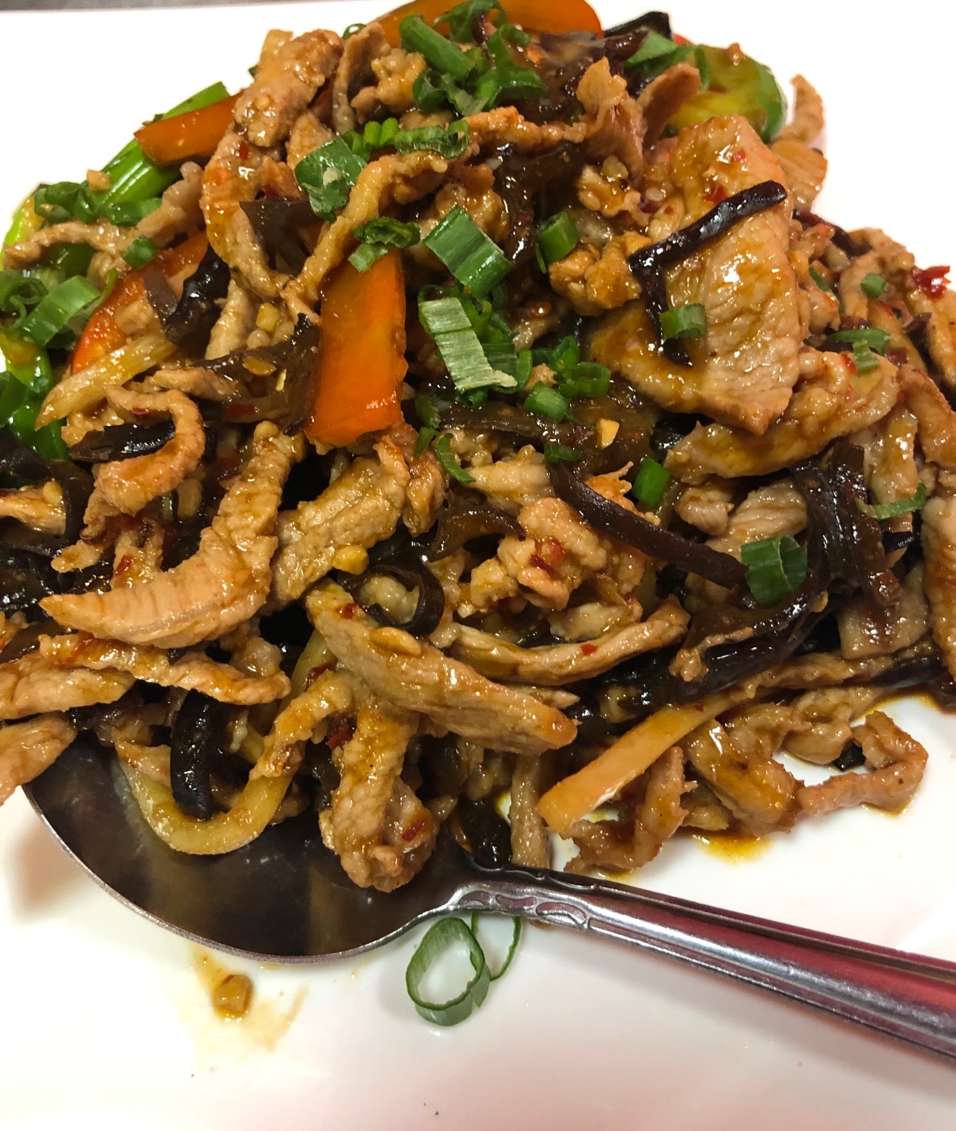 Order Shredded Pork with Spicy Garlic Sauce food online from Szechuan Spicy House store, Sacramento on bringmethat.com
