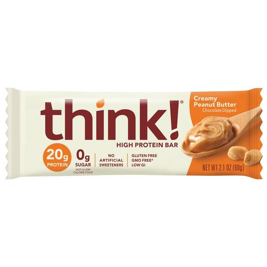 Order think! High Protein Bar, 2.1 OZ, Creamy Peanut Butter food online from CVS store, LA QUINTA on bringmethat.com