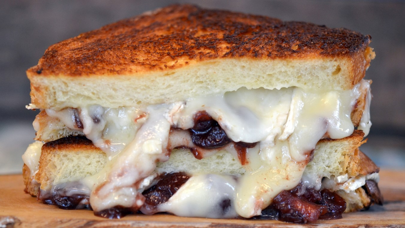 Order Brie & Cranberry Compote Grilled Cheese food online from Veritable store, New York on bringmethat.com