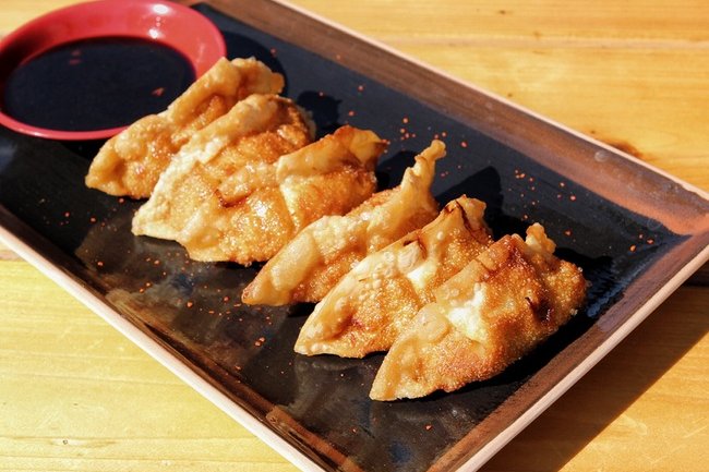 Order Chicken ＆ Vegetable Gyoza food online from Ramen-San Deluxe store, Chicago on bringmethat.com