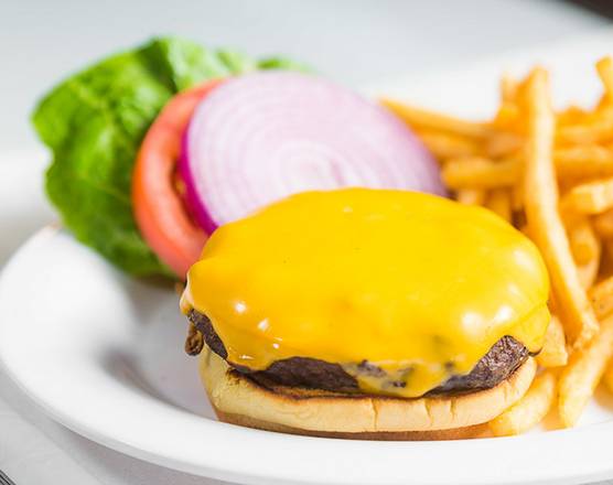 Order American Cheese Burger food online from Greek xpress store, New York on bringmethat.com