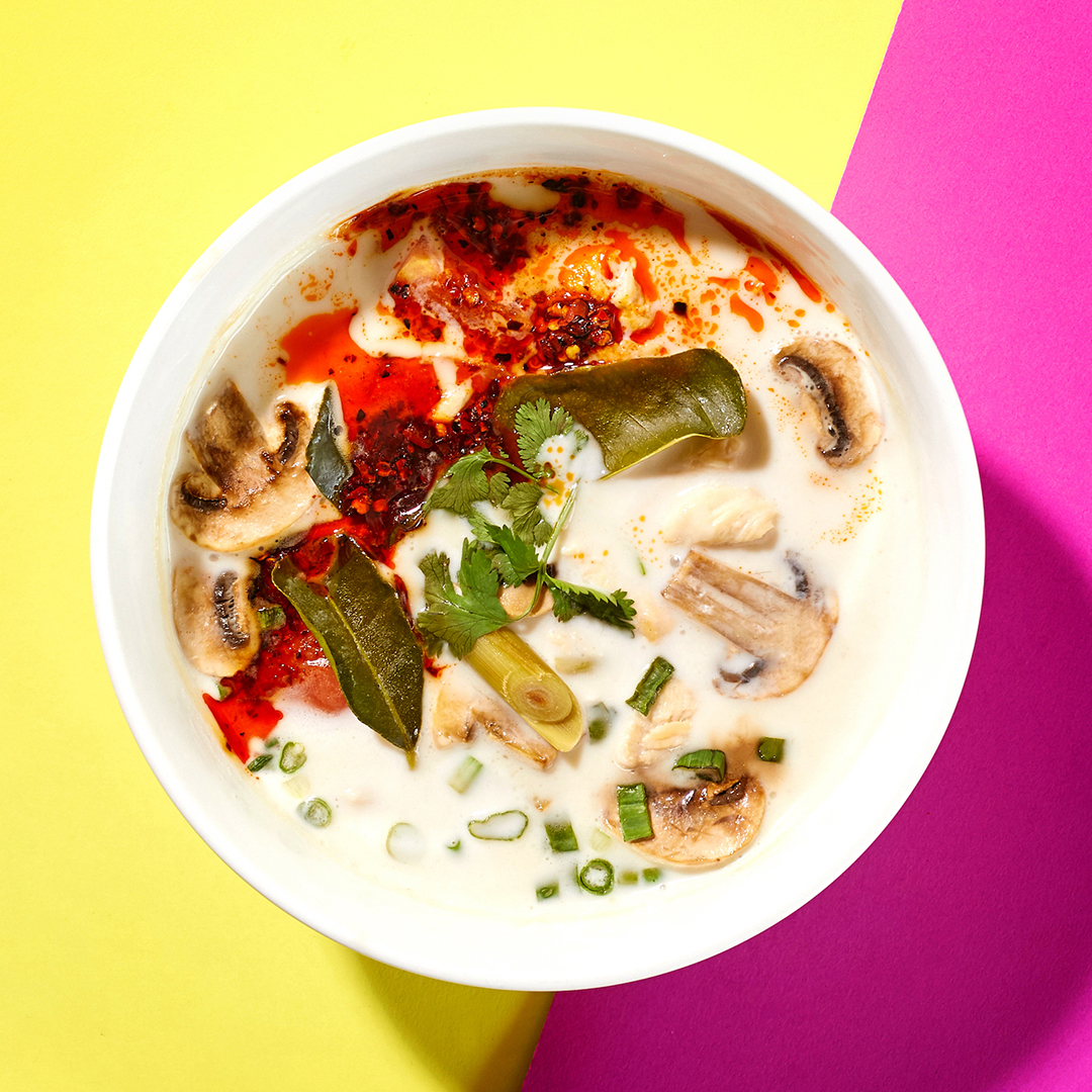 Order WILD TOM KHA SOUP food online from Thai Pastry & Restaurant store, Chicago on bringmethat.com