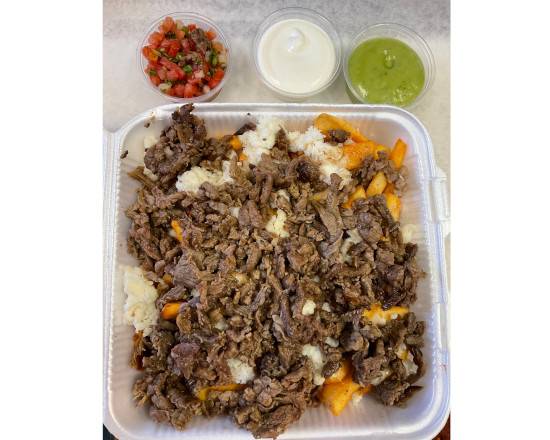 Order Asada Fries  food online from Melo Burger store, Inglewood on bringmethat.com