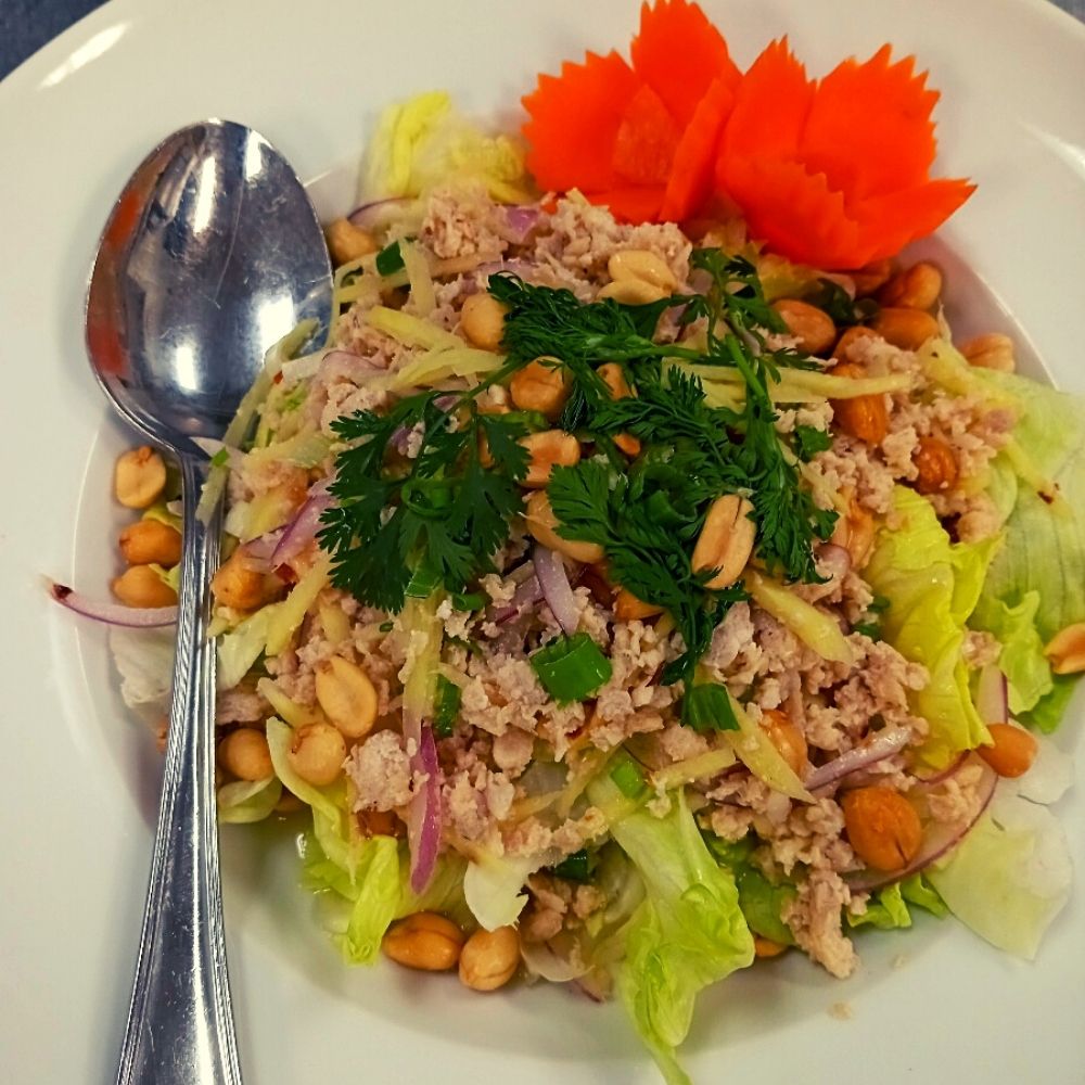 Order Nam Sod Salad food online from Ploy Thai Cuisine store, The Woodlands on bringmethat.com