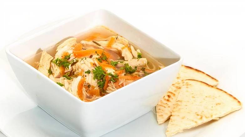 Order Greek Lemon Chicken Soup food online from Taziki Mediterranean Cafe store, Nashville on bringmethat.com