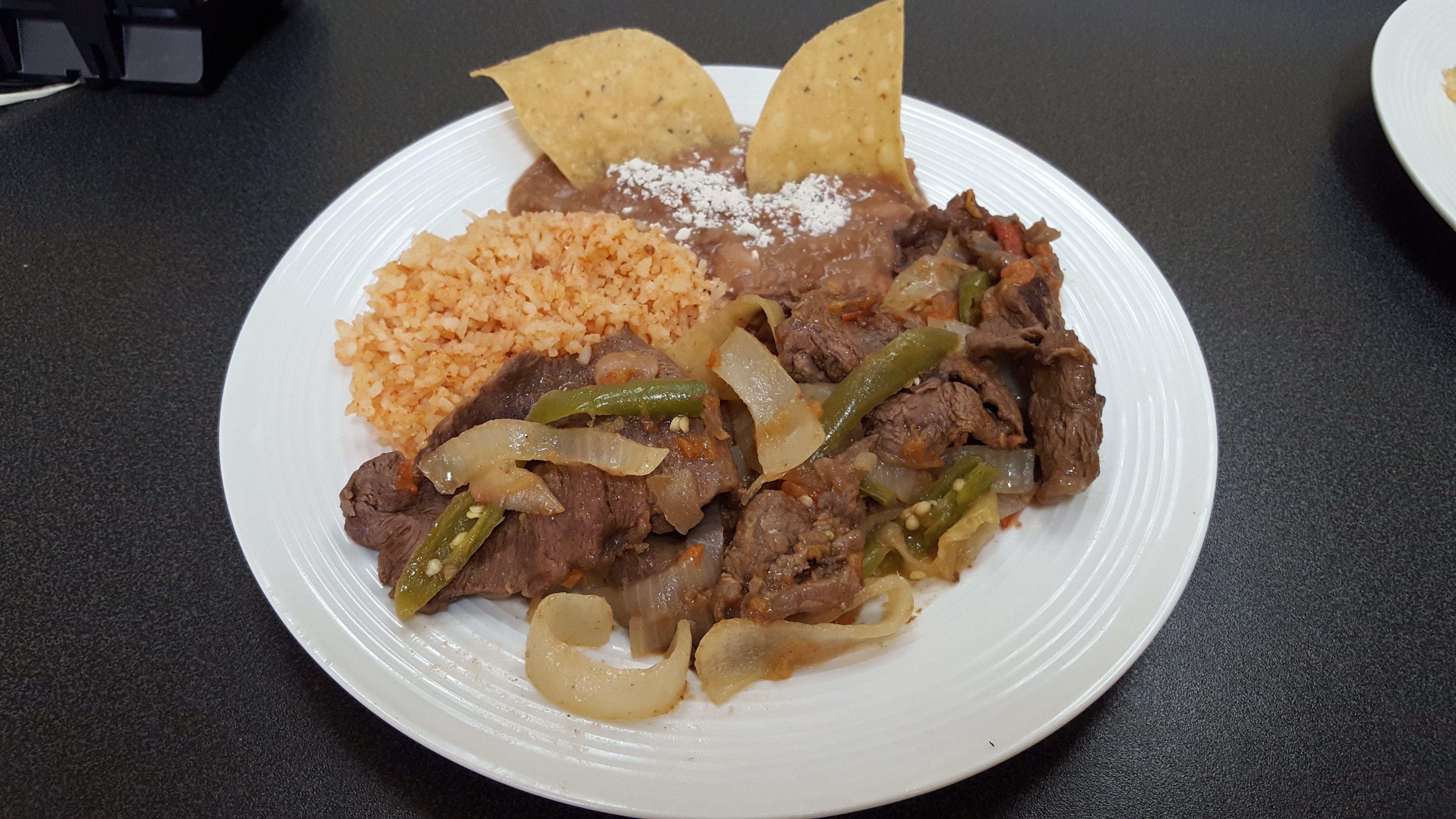 Order 7. Bistec a la Mexicana Platter food online from Antojitos Tenampa store, Lemon Grove on bringmethat.com