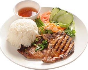 Order Pork Chops with Rice (17) food online from BMC Pho store, El Monte on bringmethat.com