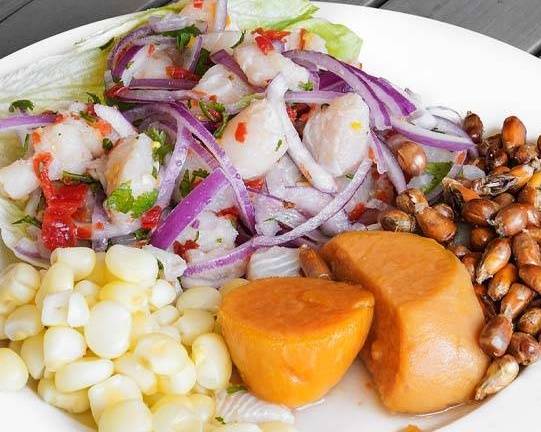 Order Peruvian Ceviche food online from The Chicken Shack store, Hermosa Beach on bringmethat.com