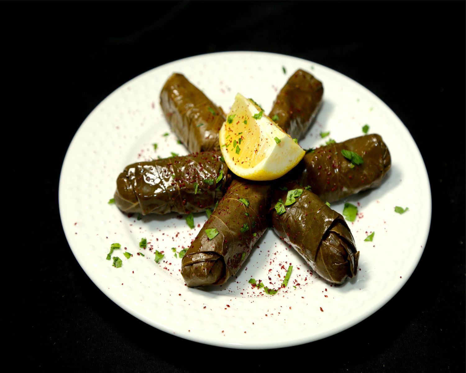 Order Grape Leaves food online from Yaba’s Food & Middle Eastern Grill store, Chicago on bringmethat.com