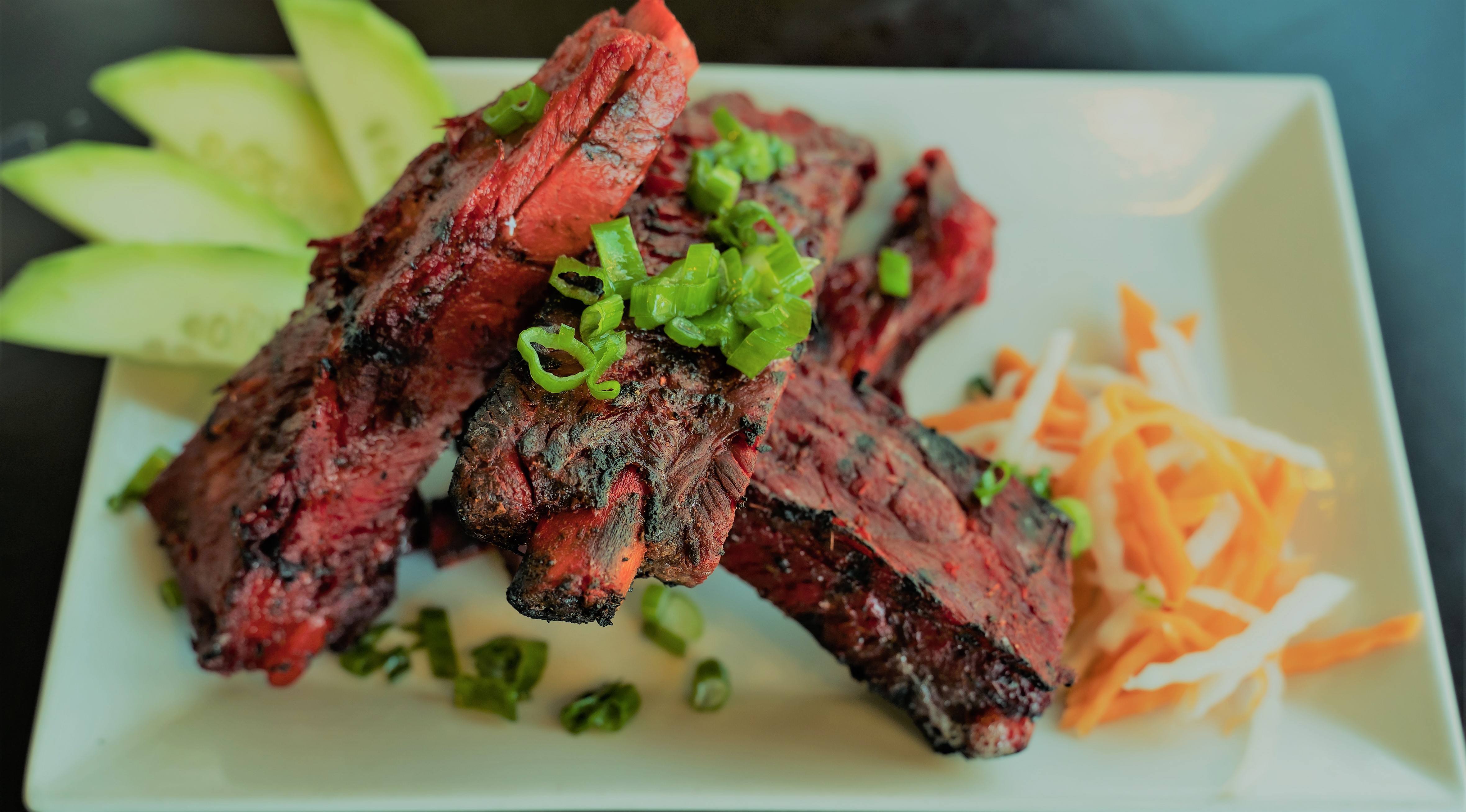 Order 4. Grilled Spare Ribs food online from Saigonese store, Hartsdale on bringmethat.com