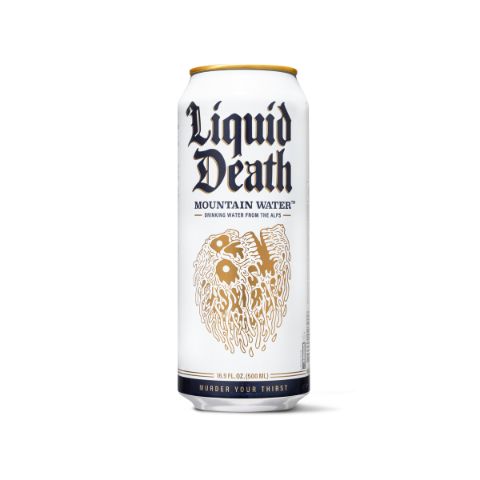 Order Liquid Death Mountain Water 16.9oz Can food online from 7-Eleven store, Loxahatchee on bringmethat.com