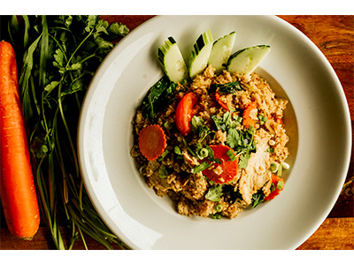 Order Thai Fried Rice food online from Yes Siam Thai Cafe And Bar store, Seattle on bringmethat.com
