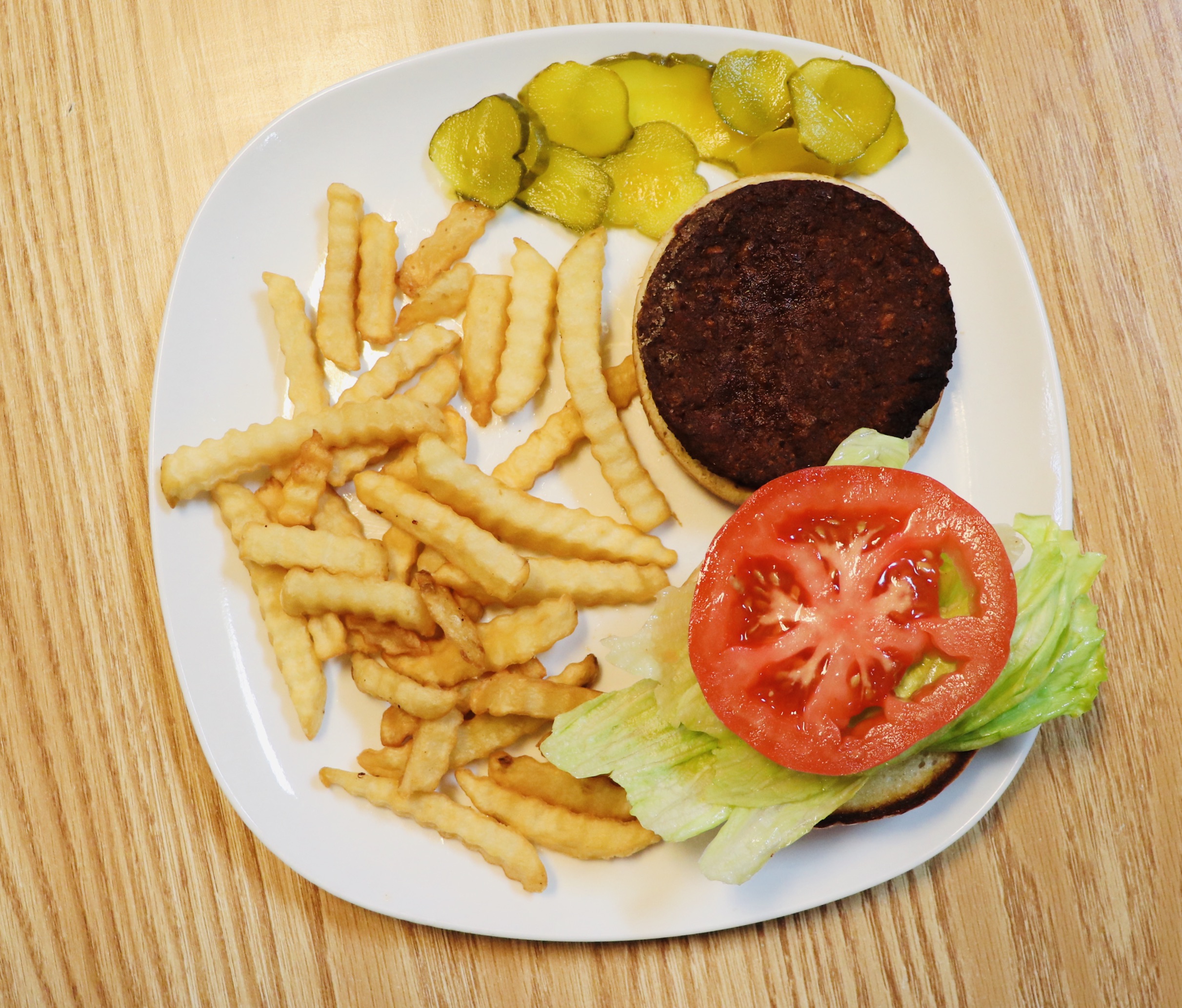 Order Veggie Burger Lunch food online from Charlie Cafe store, Norfolk on bringmethat.com