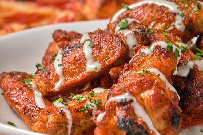 Order Twice-Baked Brick Oven Buffalo Chicken Wings food online from Bertucci Brick Oven Pizza & Pasta store, Mansfield on bringmethat.com