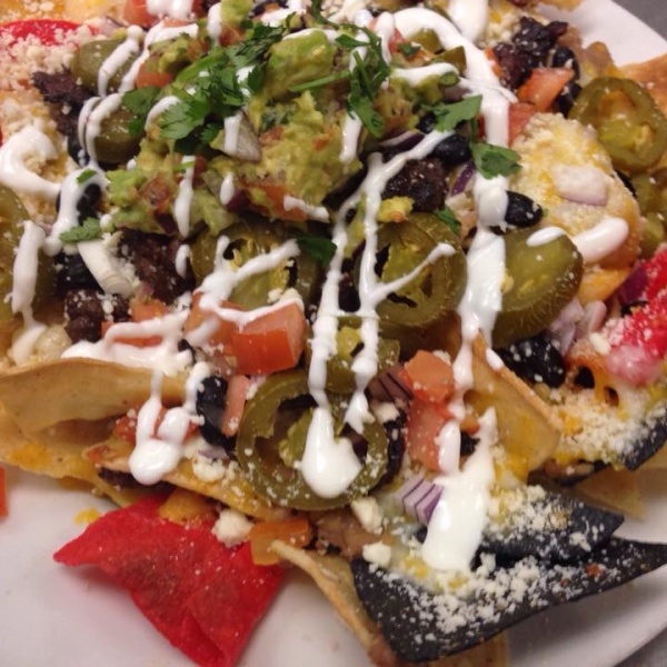 Order Carne Asada Nachos food online from Black Horse Tavern and Grill store, Norco on bringmethat.com