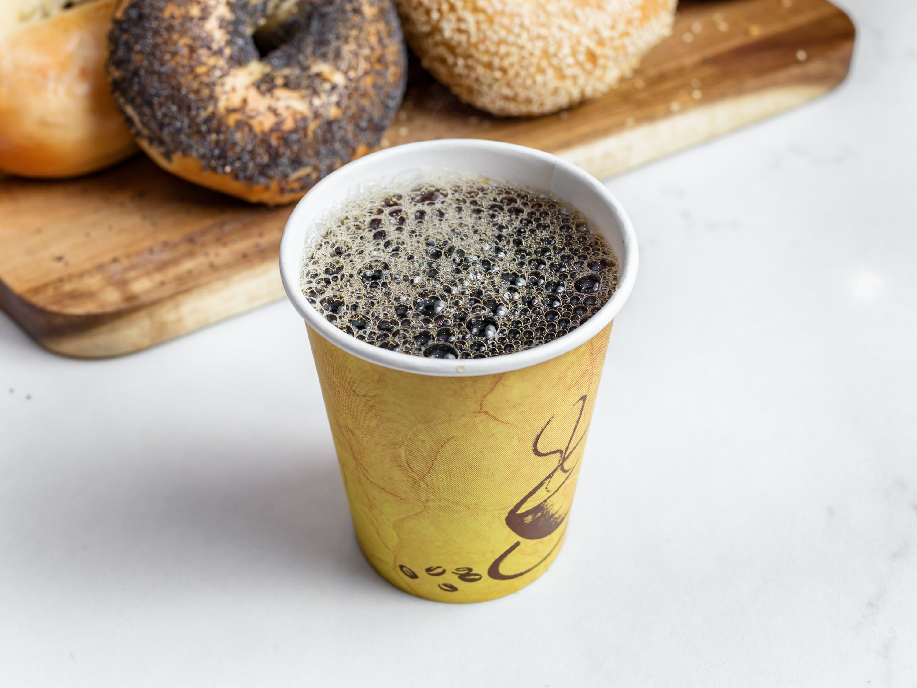 Order Coffee food online from House Of Bagels store, Colma on bringmethat.com