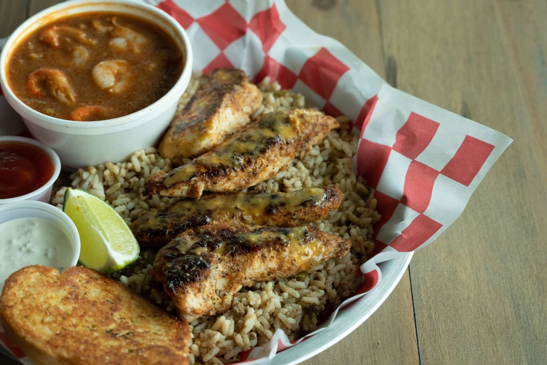 Order 3 Tender & Etouffee food online from 7 Spice Cajun Seafood store, Humble on bringmethat.com