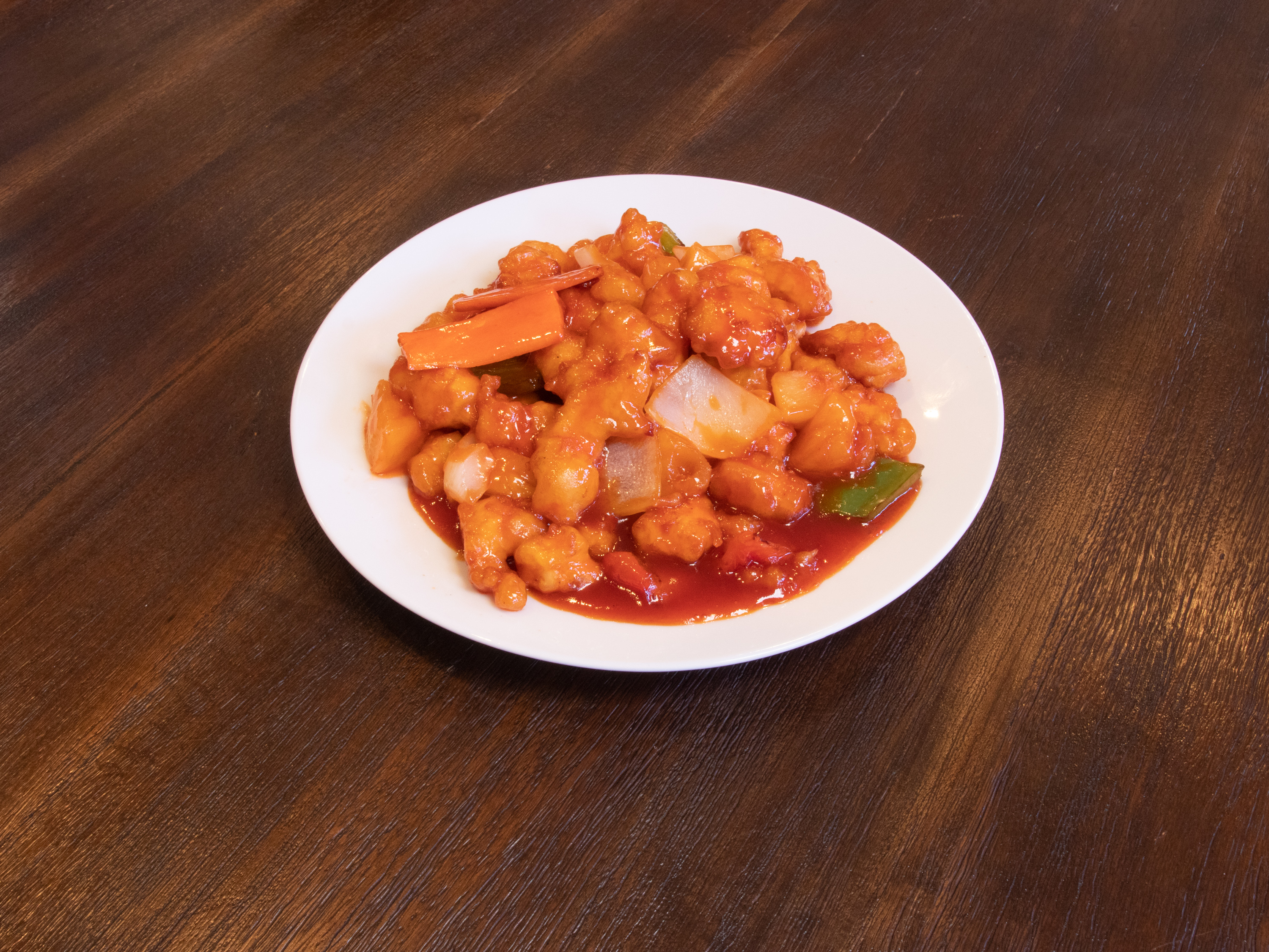 Order Sweet and Sour Chicken food online from Orchid Pavillion Cafe store, Alameda on bringmethat.com