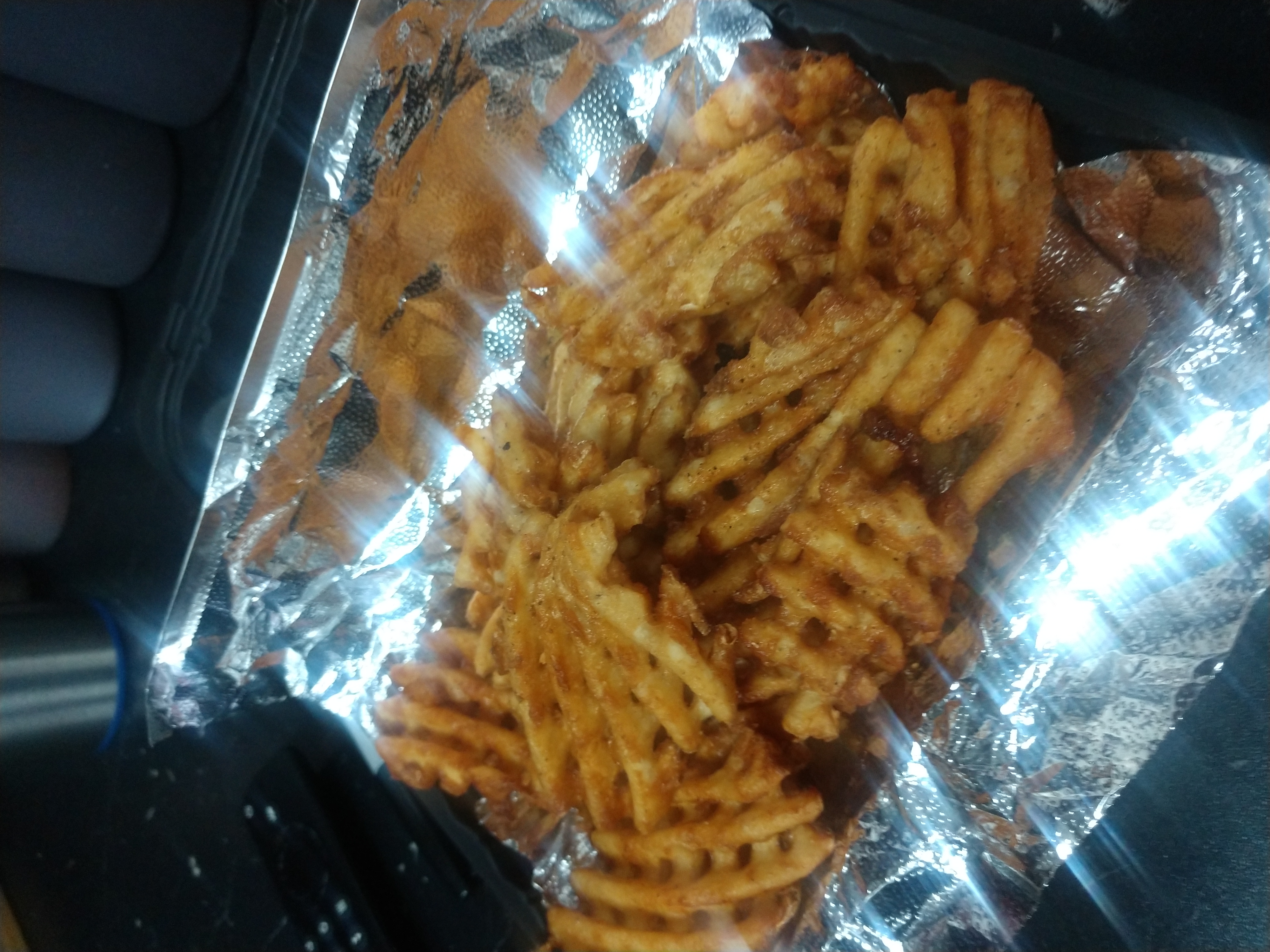 Order Waffle Fries food online from Deux Wings store, Easton on bringmethat.com