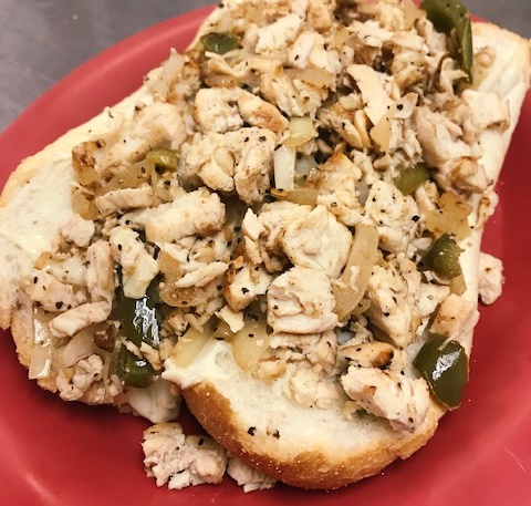 Order The Chicken Philly food online from Pepper Jack's Sandwich CRTN store, Albany on bringmethat.com