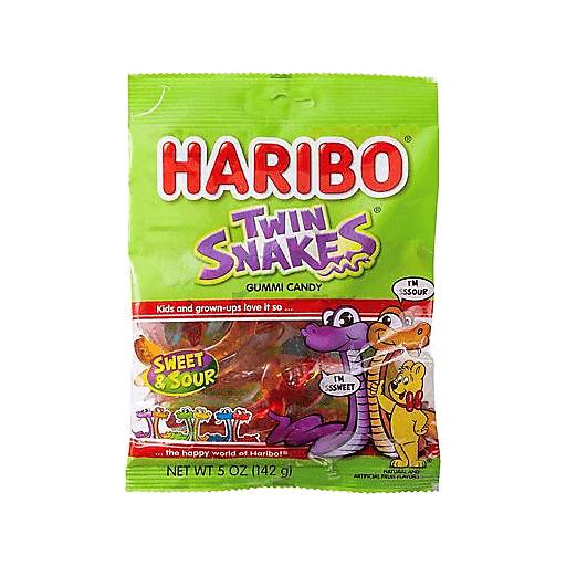 Order Haribo Gummies, Twin Snakes (5 OZ) 133764 food online from BevMo! store, Milpitas on bringmethat.com