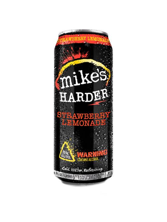 Order Mikes Hard Strawberry Lemonade 16 OZ Can  (5.0 % ABV) food online from Chevron Extramile store, Tustin on bringmethat.com