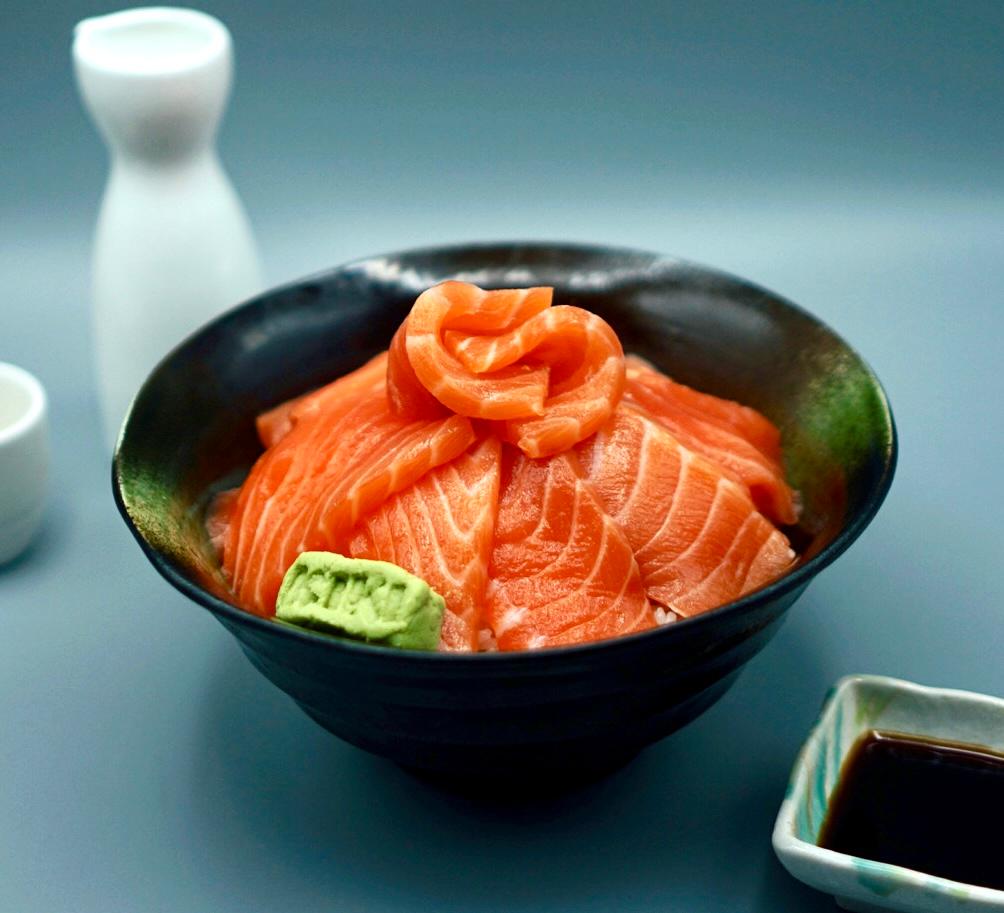 Order SALMON-DON food online from Kiki Japanese Restaurant store, San Francisco on bringmethat.com