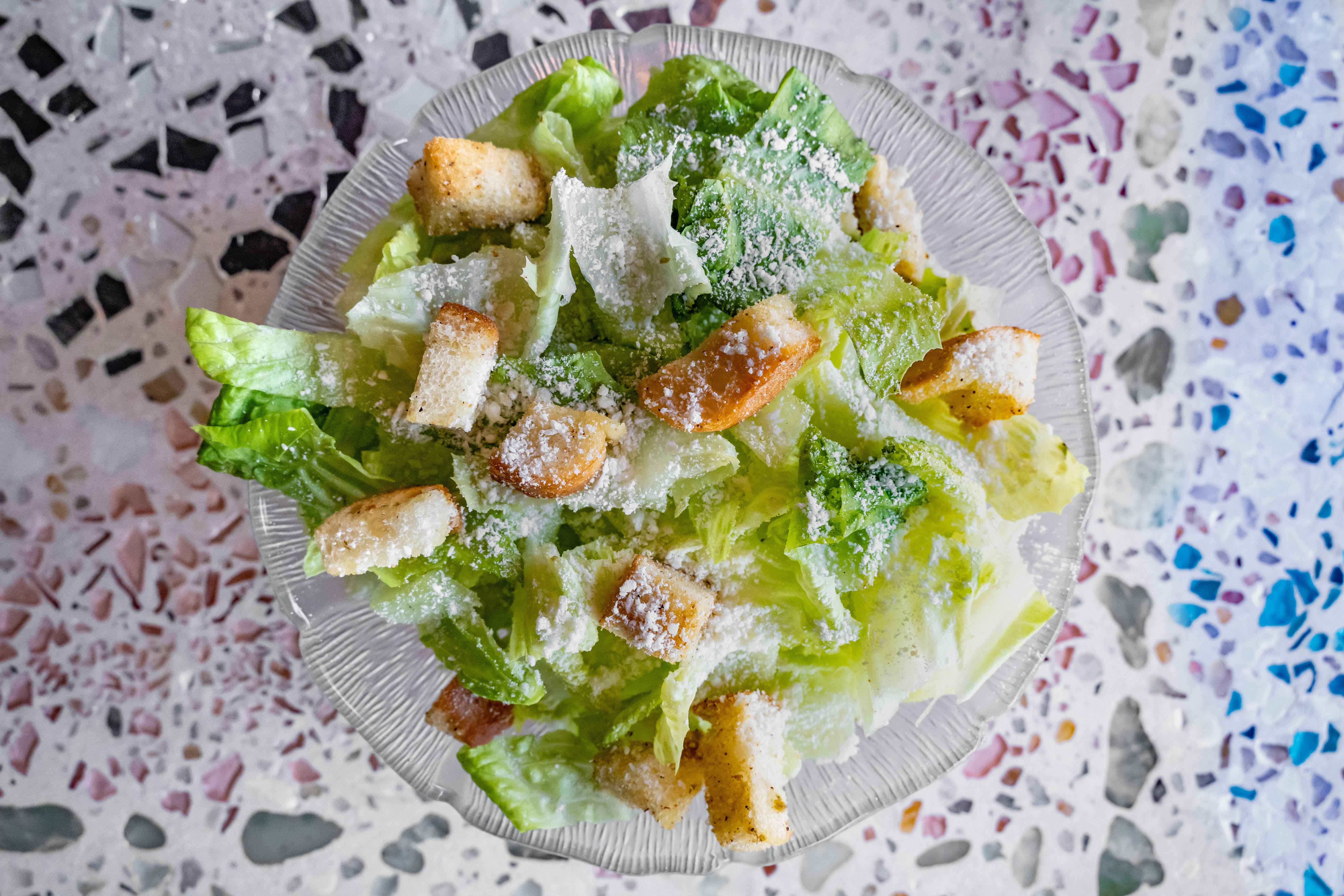 Order Caesar Salad - Salads food online from Rams Pizza Tavern store, Clifton Heights on bringmethat.com
