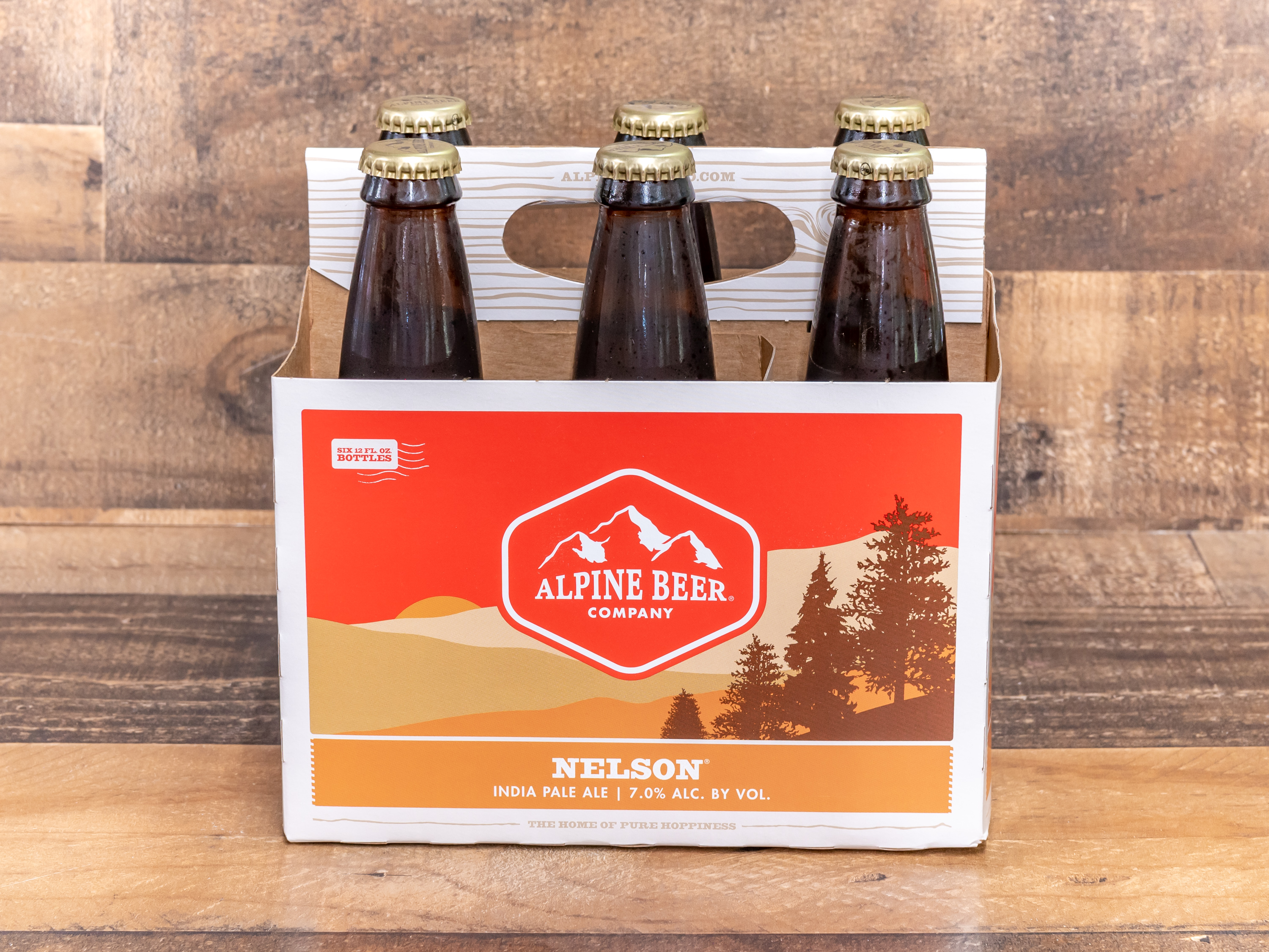 Order Alpine Beer Co. Nelson IPA 6pack cans food online from Belvedere Liquor store, Santee on bringmethat.com