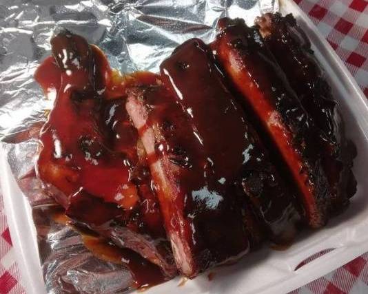 Order Southern BBQ Rib and Chicken Platter food online from REAL SMOQ'ED BBQ store, Cleveland on bringmethat.com