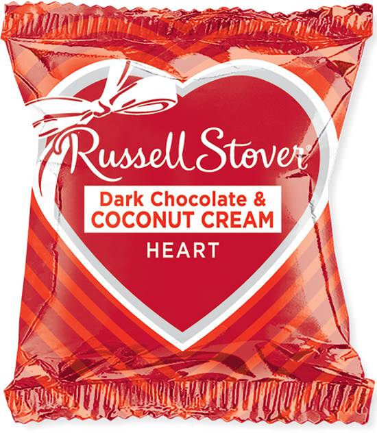 Order Russell Stover Dark Chocolate Caramel Heart Bar - 1 oz food online from Rite Aid store, BETHEL PARK on bringmethat.com