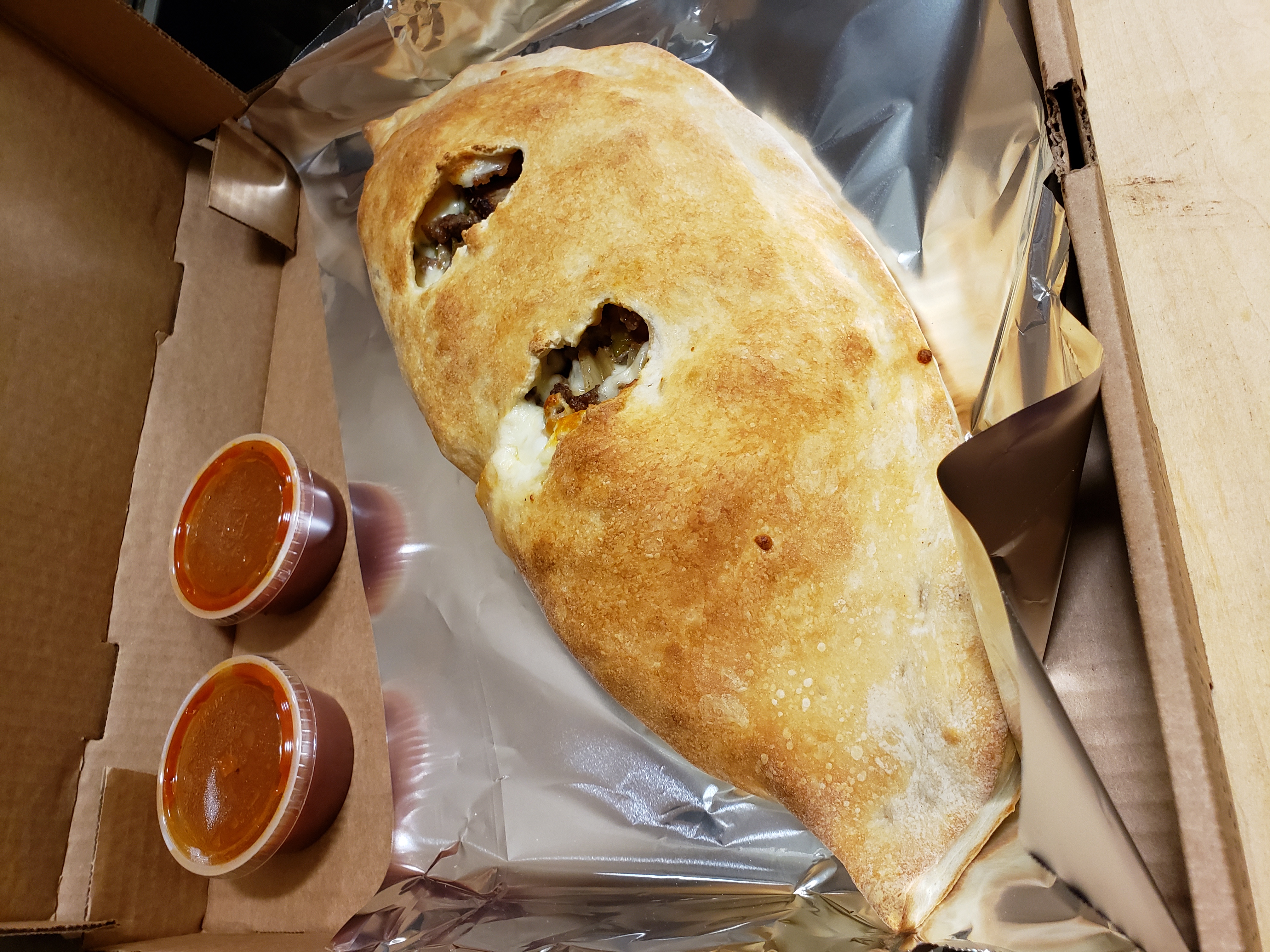 Order Calzone food online from Italian Pizzeria store, Durham on bringmethat.com