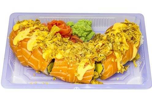 Order ORANGE DRAGON ROLL  food online from Freddy On Monmouth Inc store, Oakhurst on bringmethat.com