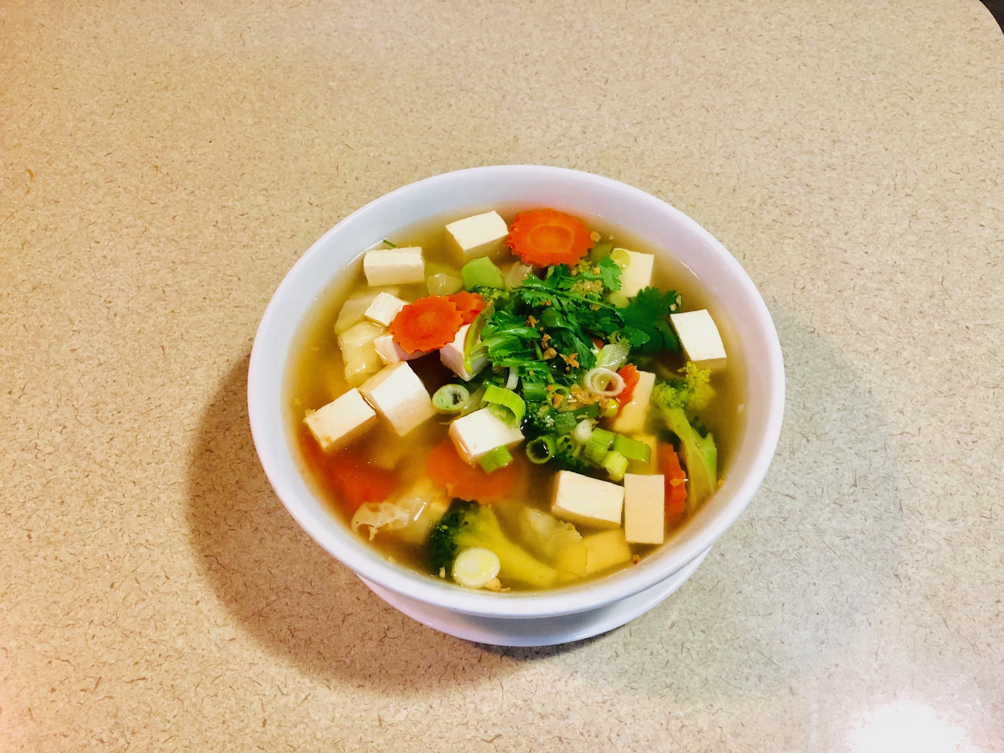 Order Vegetable and Tofu Noodle Soup food online from Noodle N Thai store, Springfield on bringmethat.com
