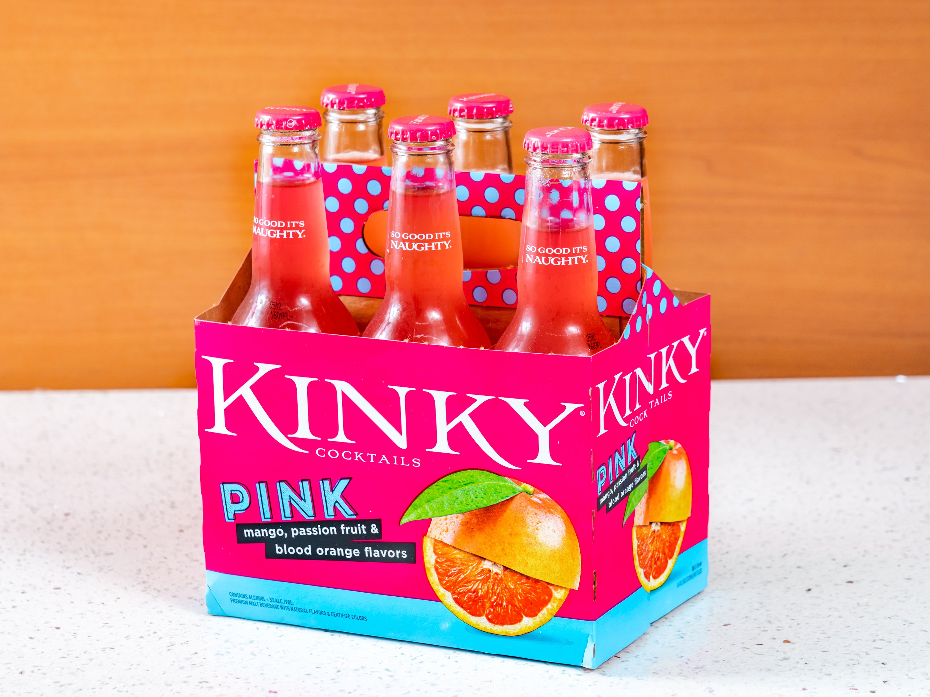 Order 6 Pack Kinky Pink  food online from Vinn's Mini Mart store, Jamaica on bringmethat.com