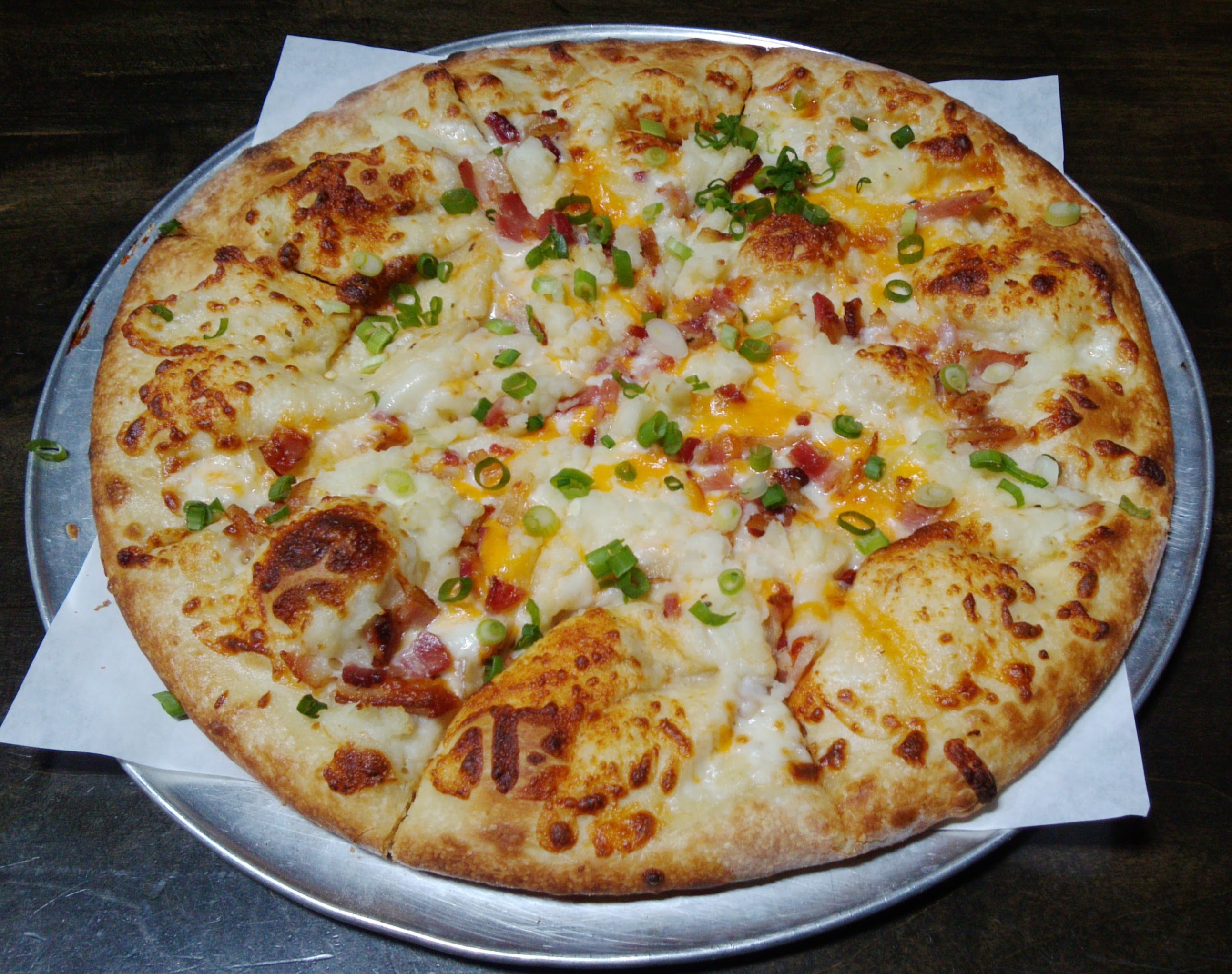 Order Mashed Potato and Bacon Pizza food online from Sd Taproom store, San Diego on bringmethat.com
