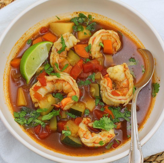 Order Caldo de Camaron - Shrimp Soup food online from Playas El Salvador store, Los Angeles on bringmethat.com