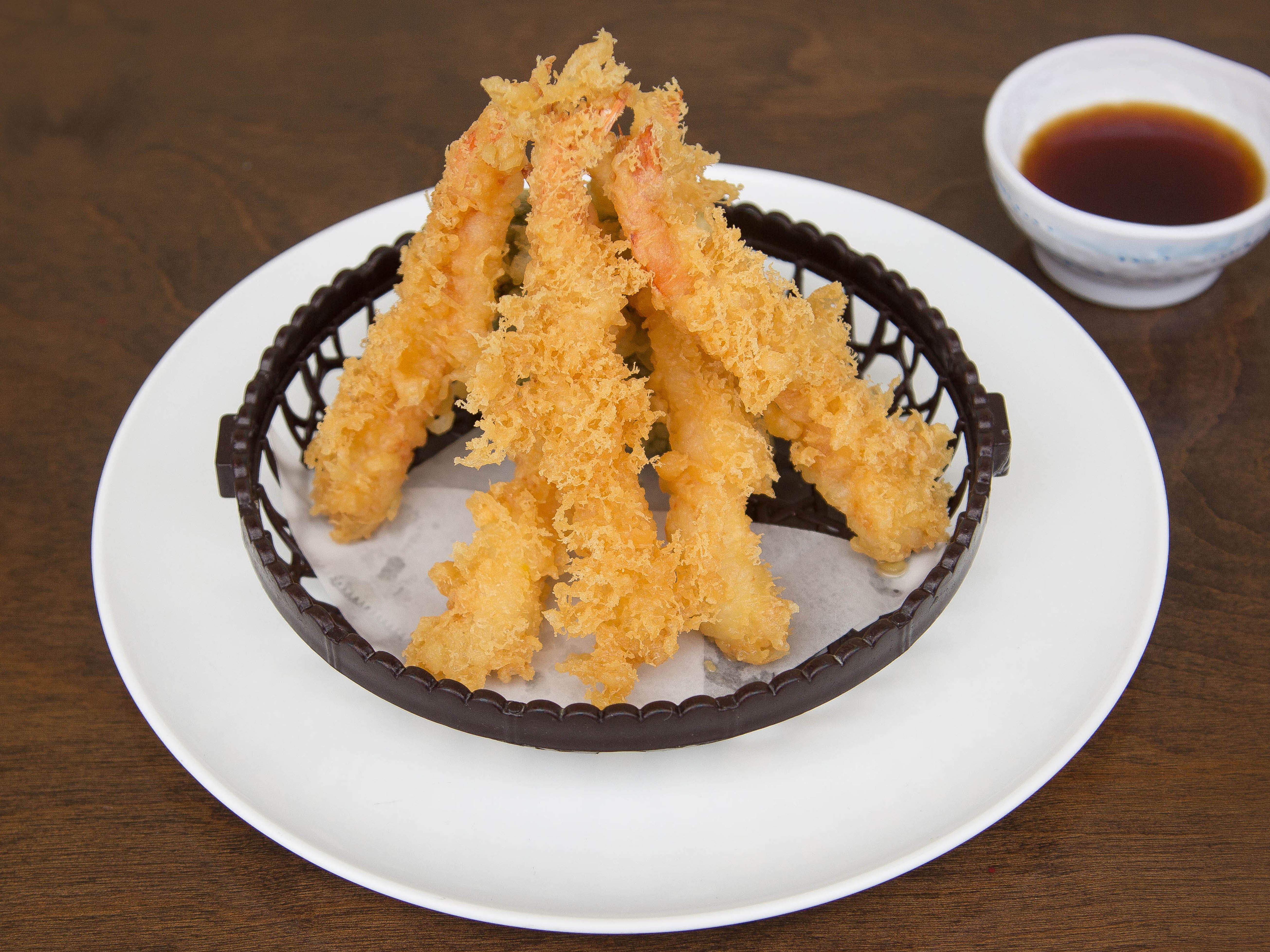 Order 6. Shrimp Tempura food online from Big Fish Japanese Cuisine store, Sherman Oaks on bringmethat.com