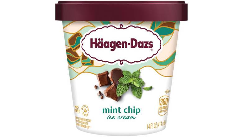 Order HAAGEN-DAZS Ice Cream, Mint Chip food online from Riverside Sunoco store, Westport on bringmethat.com