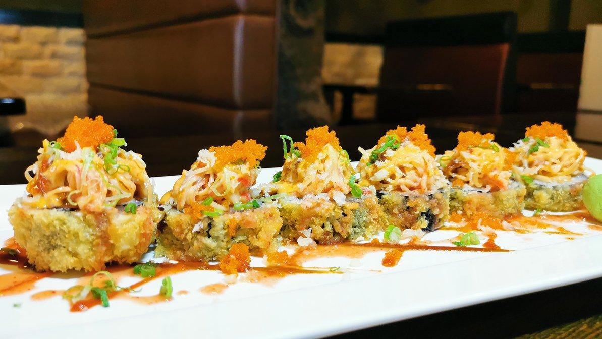 Order Volcano Roll food online from Ginza Japanese Cuisine store, Wethersfield on bringmethat.com